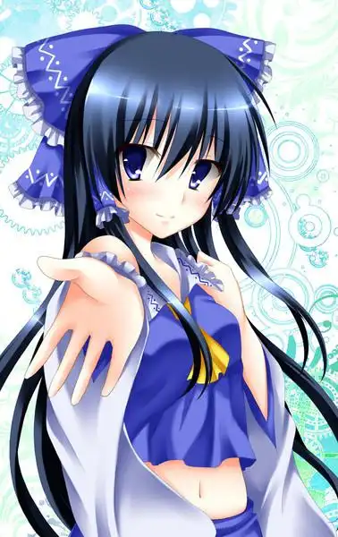 找一个动漫人物,蓝眼睛,蓝头发.