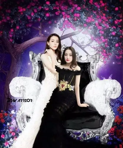 迪丽热巴和迪丽冷巴-关于迪丽热巴的组合照片.-话本小说网