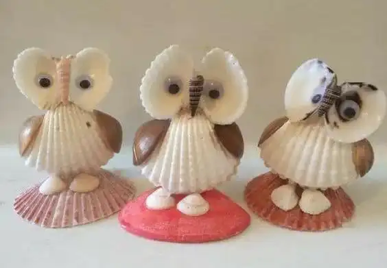 不起眼的贝壳粘起来,一不小心成了艺术品,贝壳亲子手工附教程