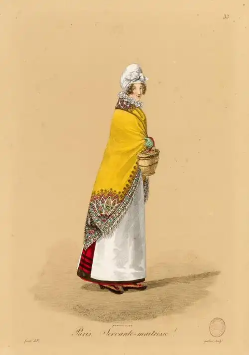 19世纪初巴黎九种职业女性的形象.