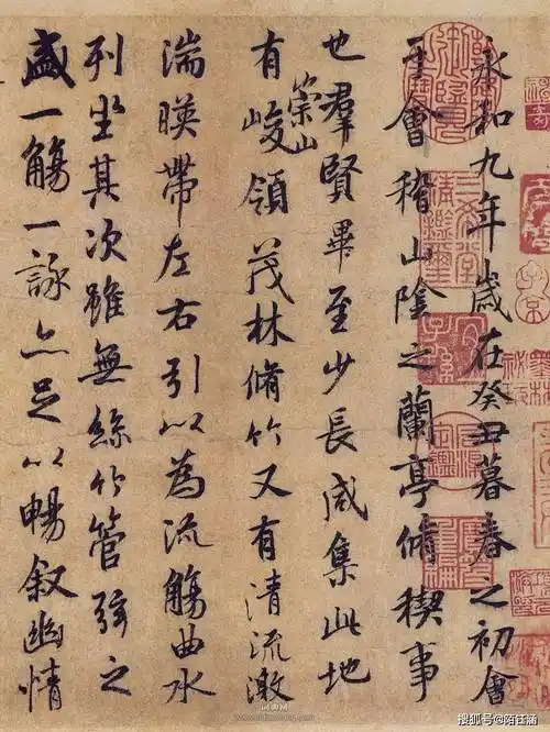 王羲之的书法:中国书法的代表大师_行书_王氏_被称为