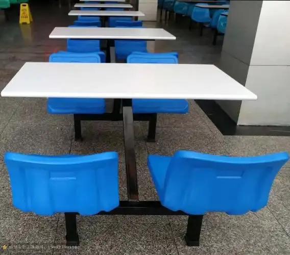 中空快餐桌椅,饭堂餐座椅,职工食堂餐桌椅厂家直销