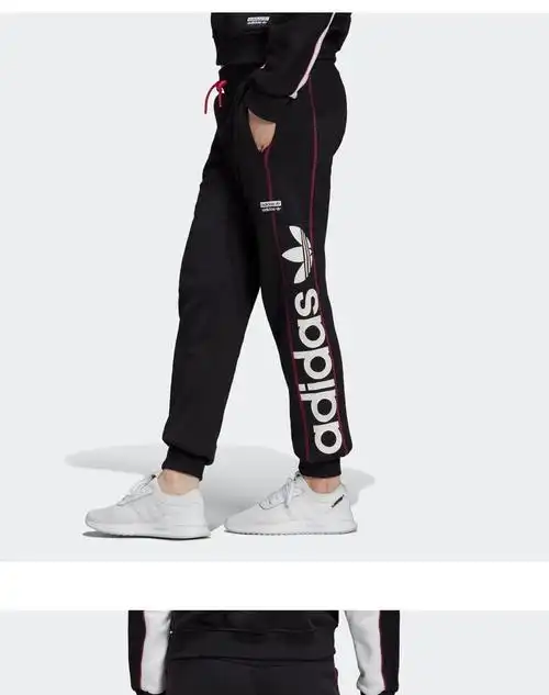 adidas阿迪达斯三叶草运动裤女裤夏季健身训练裤子户外跑步透气舒适