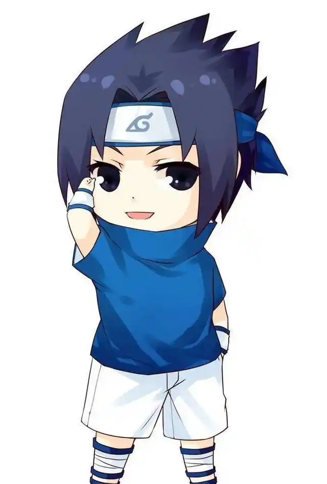 火影:q版佐助,无水印,超萌超可爱,可拿去当头像哦