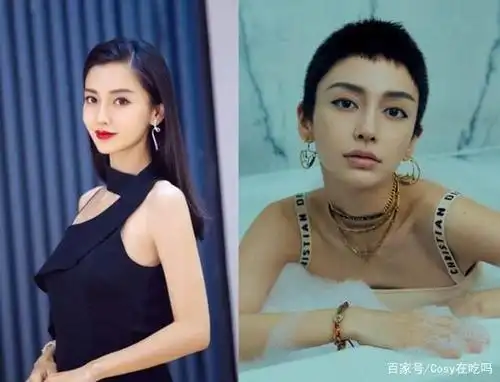 当红女星的寸头造型,马思纯五官靓丽,看热巴:太绝