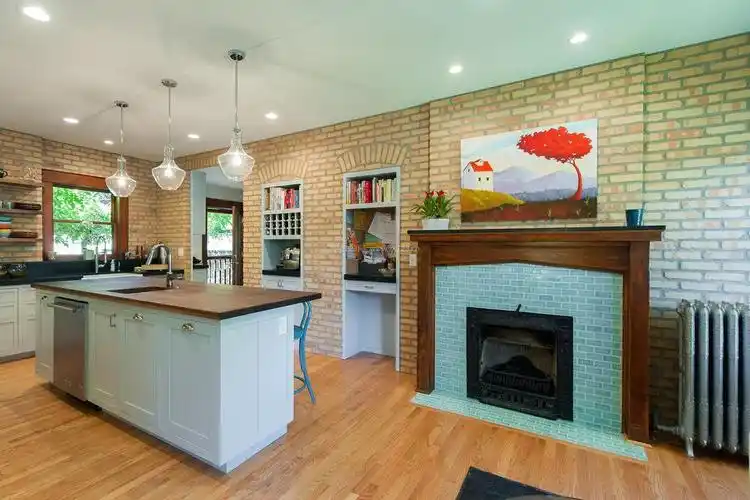 老房子改造开放厨房装修效果图