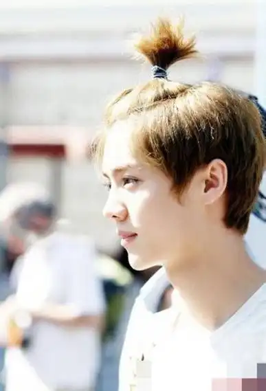 男生短发扎辫子款式图片_男士发型扎小辫图片 - 乐享生活 - 阿奇号