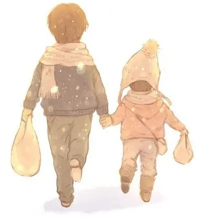 兄妹双人动漫图