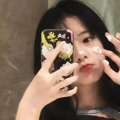 超好看的手机挡脸女头像,女生头像图片-回车桌面