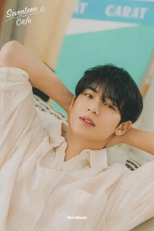 mingyu金珉奎超话kmg#金珉奎签售#【230729】seventeen cafe beach