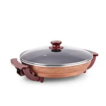 玉泉韵傻厨电煎锅平底锅插电不粘锅韩式烤肉多功能电热锅家用烙饼电烤