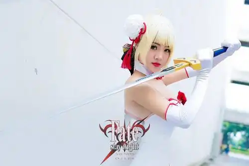 命运之夜 saber cosplay