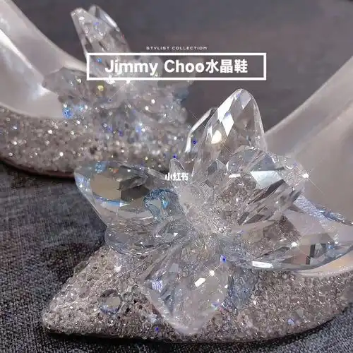 婚鞋jimmychoo水晶鞋