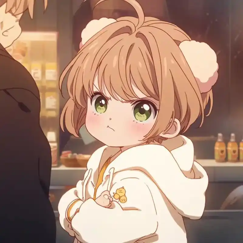 小樱头像.生气的小樱头像 #魔卡少女樱 #动漫 #萝莉 #二 - 抖音