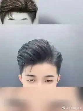 应该没有男孩子能拒绝这样的二八分侧背头了吧