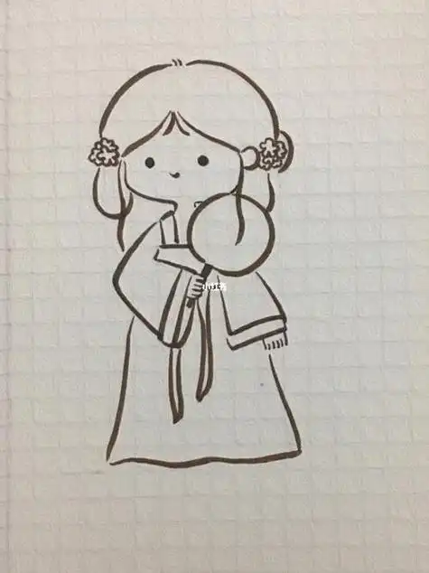 古风简笔画古风简笔画图案