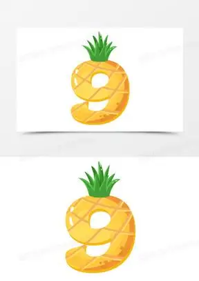 水果系列之百香果数字零素材243卡通艺术字图片 数字0411卡通动物装饰