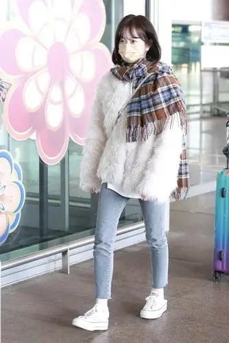 2021年2月25日,北京,李子璇机场街拍.