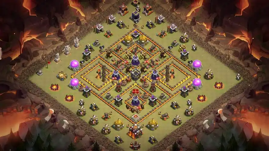 10本10本部落战阵型链接,10本10本部落战coc阵型10本10本部落战分享