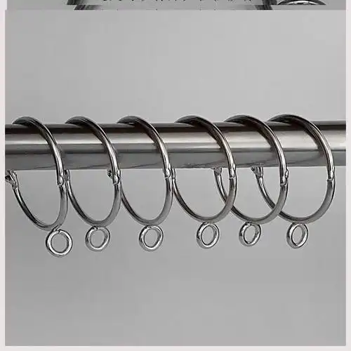 2021窗帘挂钩配件开口挂环吊环加厚活口圈圈窗帘扣