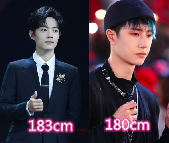 双男主身高差是多少陈立农李现看到胡一天这组8cm差距不算多