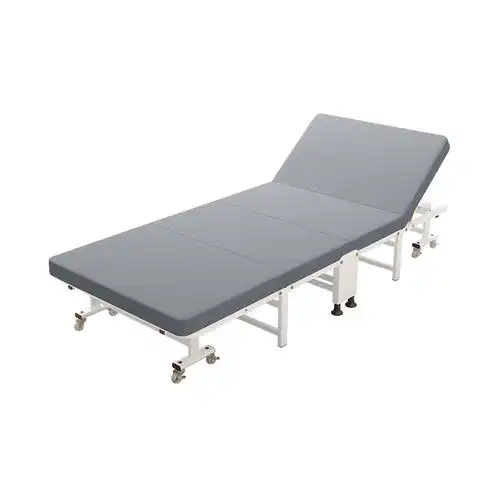 耐朴折叠床单人四折床办公室午休家用简易硬板午睡床医院陪护神器