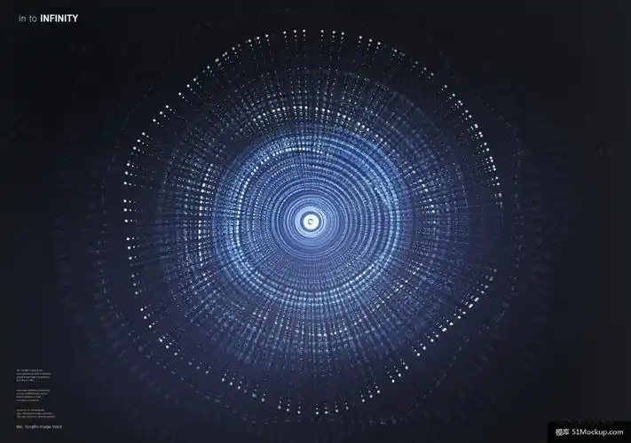 未来空间感科技智能线条光效线条背景03