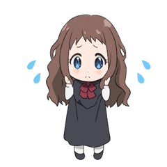 卡通女孩双手合十祈祷gif动图_动态图_表情包下载_soogif