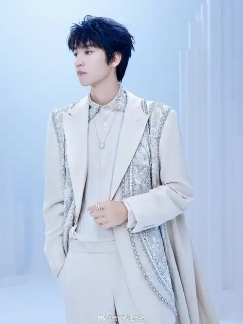 王俊凯白色斗篷造型就是冰雪王子06吧