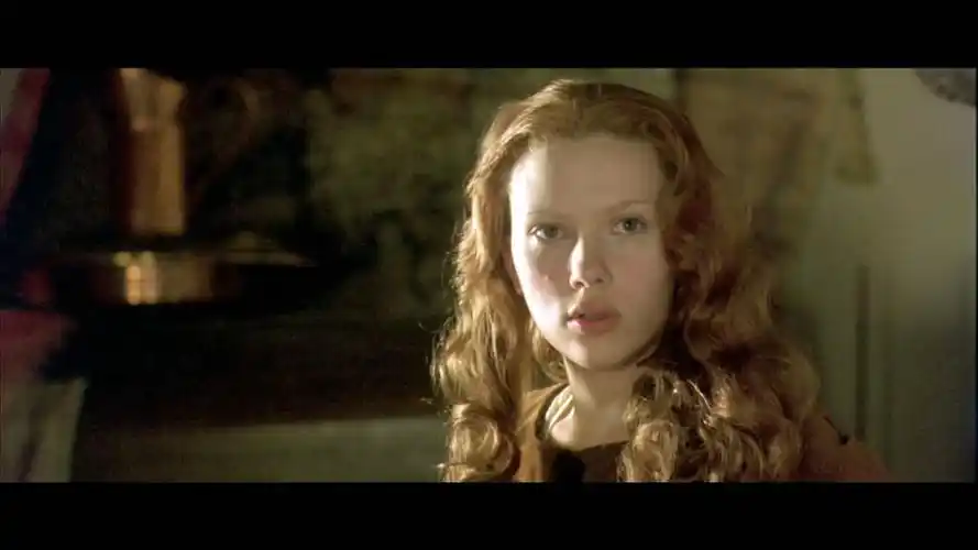 戴珍珠耳环的少女