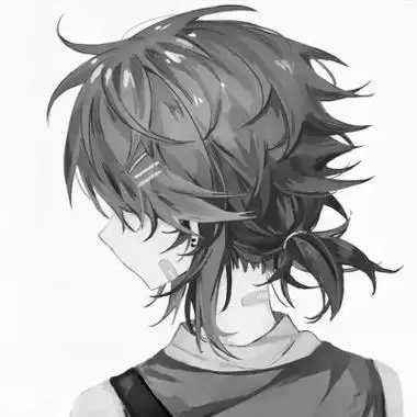 黑白动漫头像男高质量110张_男生动漫头像_头像屋