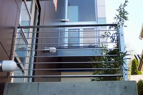 耐磨不锈钢穿拉丝阳台栏杆/楼梯扶手护栏家居精装修工程bdl-6009