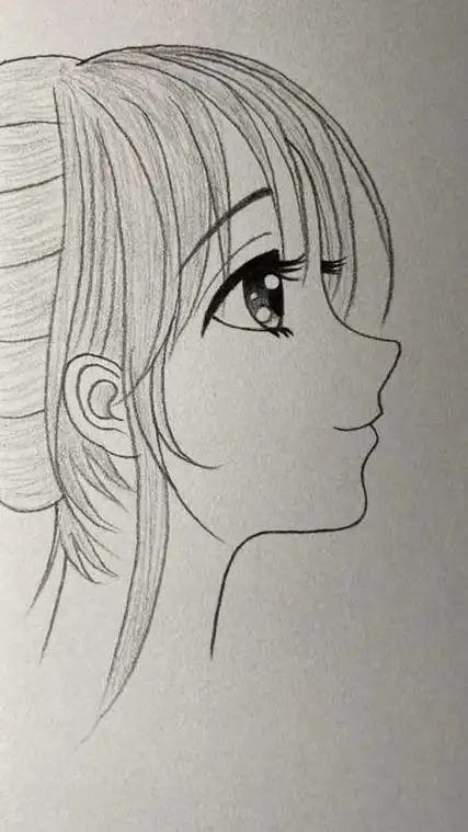 应该怎么画之男性侧身画法侧身站立的女孩简笔画侧面人物简笔画怎么画