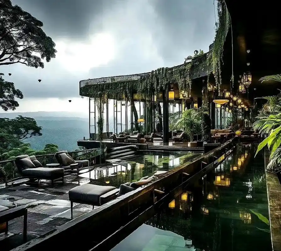 来一组避暑胜地,中式别墅庄园,太豪了!