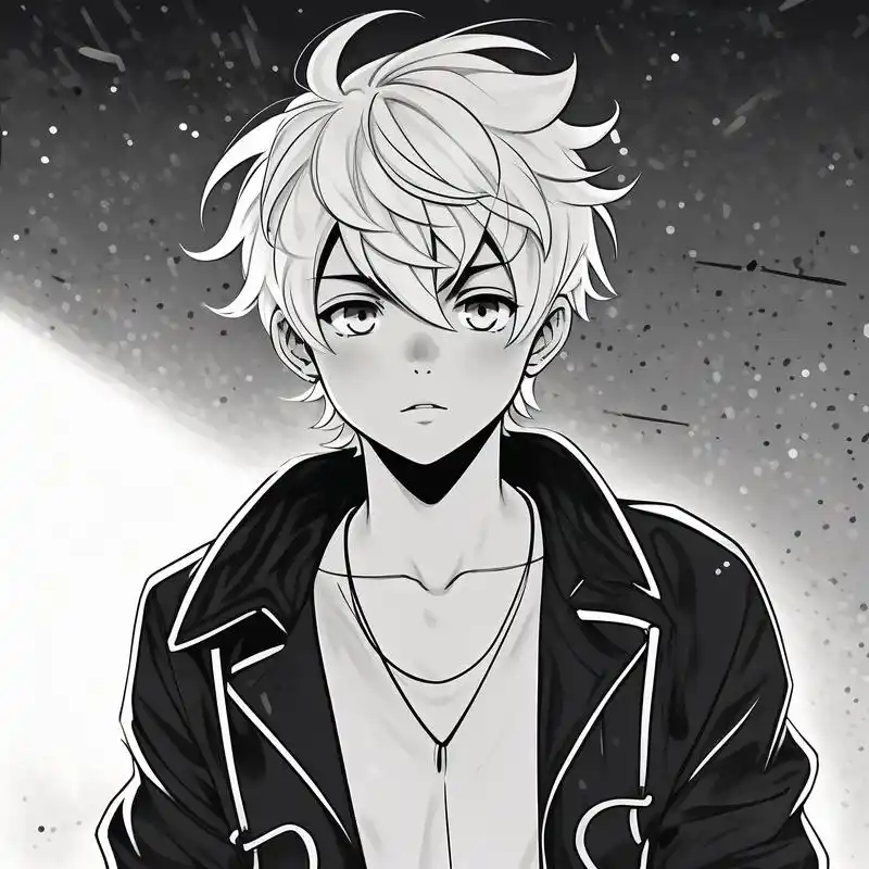 黑白动漫头像男来喽 男生动漫头像黑白系列!快来挑选你的专属头像吧!