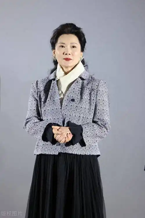 60岁金鸡影后何赛飞,穿短外套配百褶裙真减龄,值得中年女人借鉴_黑色