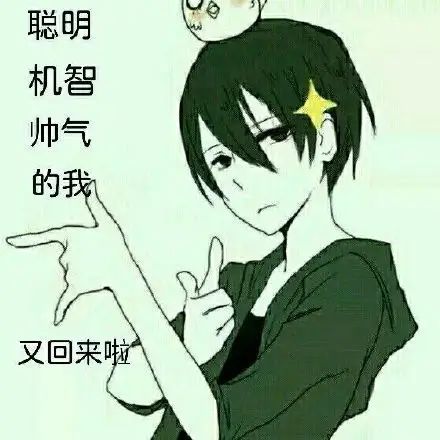 聪明 机智 帅气 的我 又回来啦_帅气_机智_聪明表情