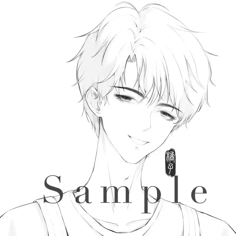 都是帅哥线稿.稿子#儿童画 #稿件展示 #约稿 #画画 #头 - 抖音