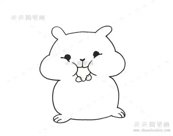 仓鼠简笔画大全可爱 仓鼠简笔画大全可爱图片
