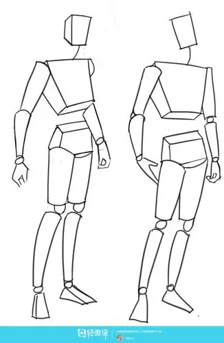 作业:如何学动漫绘画之角色人体动态的画法与训练技巧 - 简jane