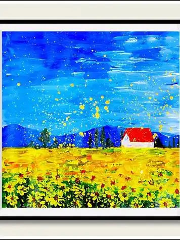 9到10岁儿童水粉画9到10岁儿童水粉画风景