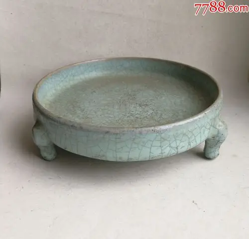 老仿汝窑三足洗