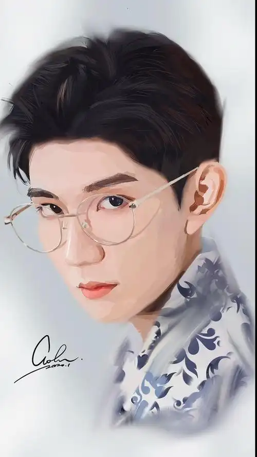 夏天的风#手绘一个王源,你的爱豆是谁?说出来让我试着画