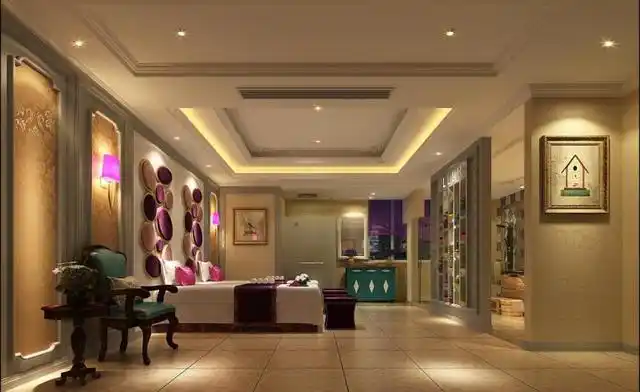 美容院特殊待遇3 130平美容院装修效果图