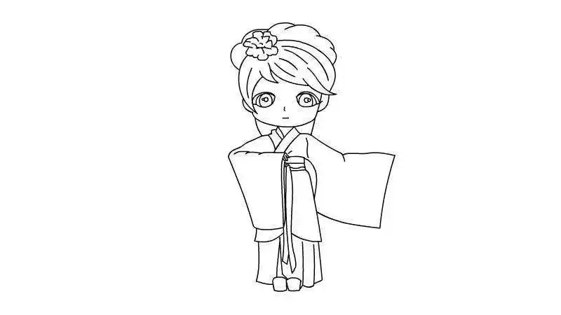 画古代女子人物 画古代人物女生-图片大观-奇异网