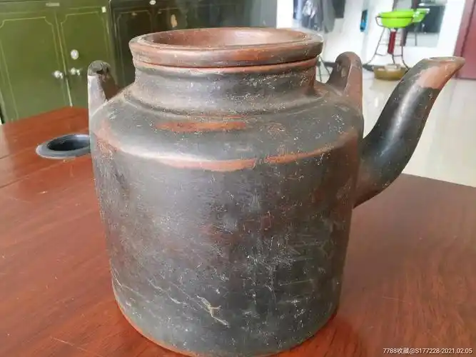 解放初老紫砂壶宜兴二号直形壶