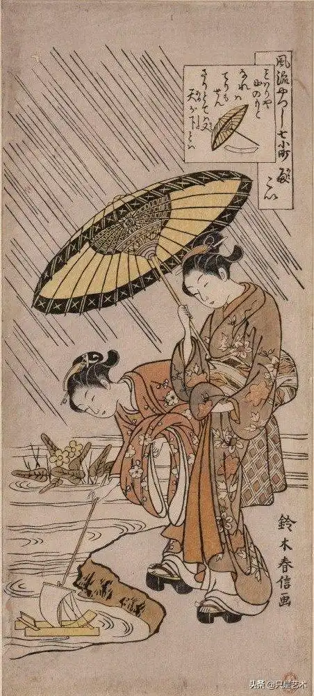 鈴木春信的日本传统浮世绘