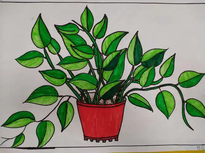 凤翔县智绘园美术培训学校暑期班(儿童画)学生作品展