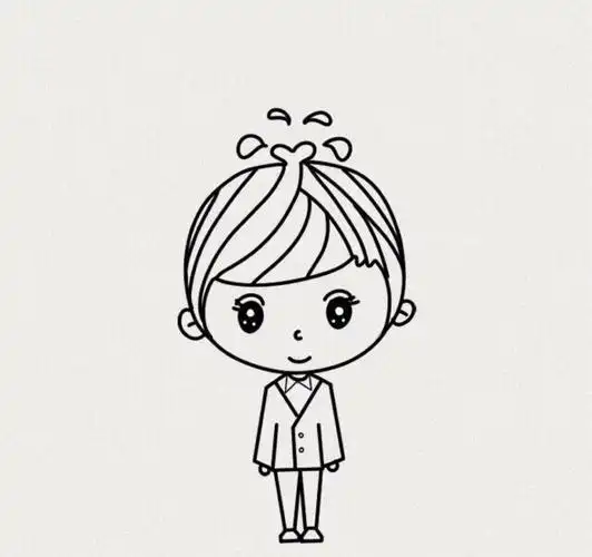 小人简笔画可爱小人简笔画可爱全身