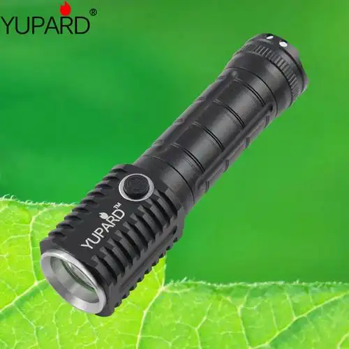 led可充电家用野营户外徒步强光迷你强光手电筒 带电池充电器